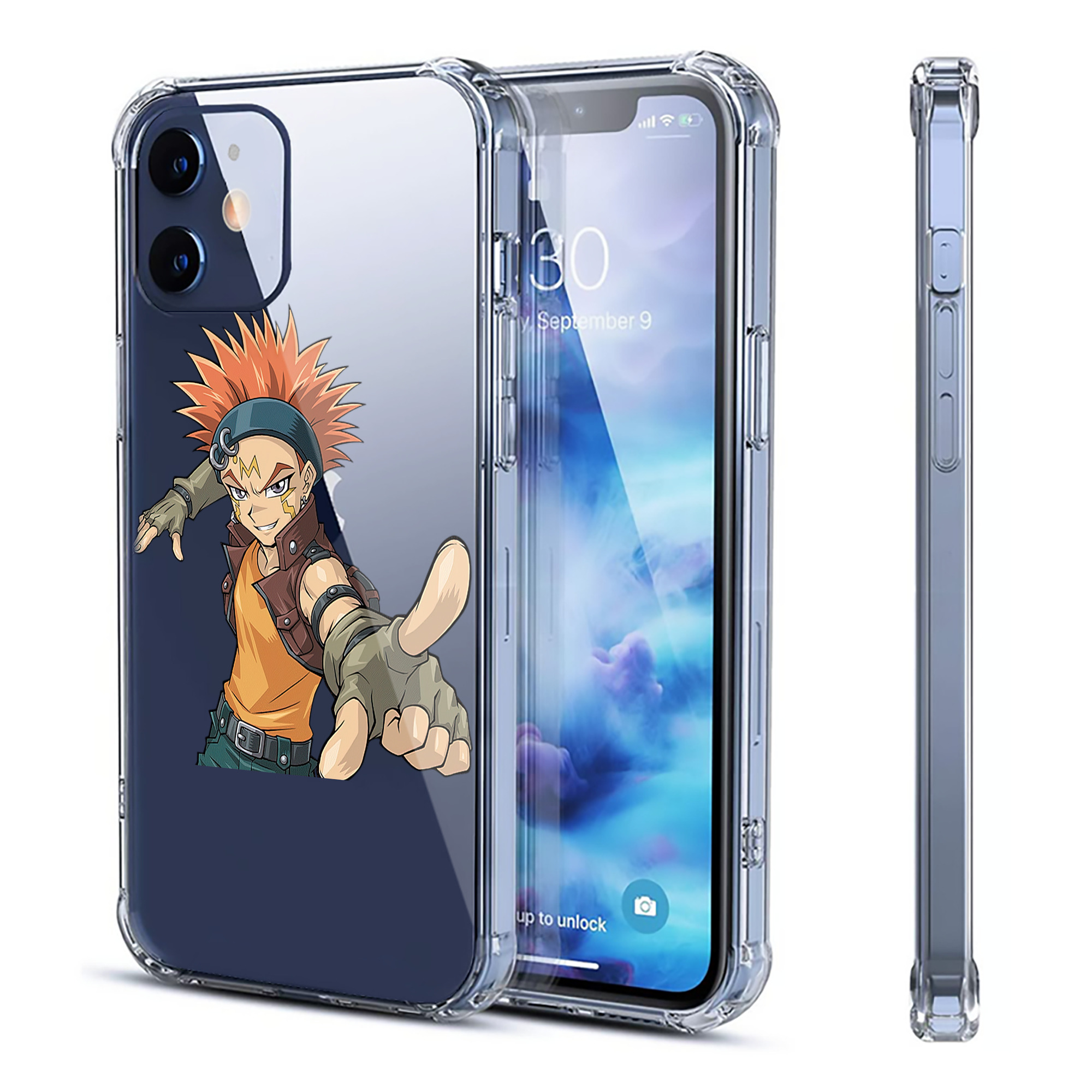 （画像用） 遊☆戯☆王 Yu-Gi-Oh! 【iPhone 12シリーズ対応】透明スマホケース（クリアソフトケース）